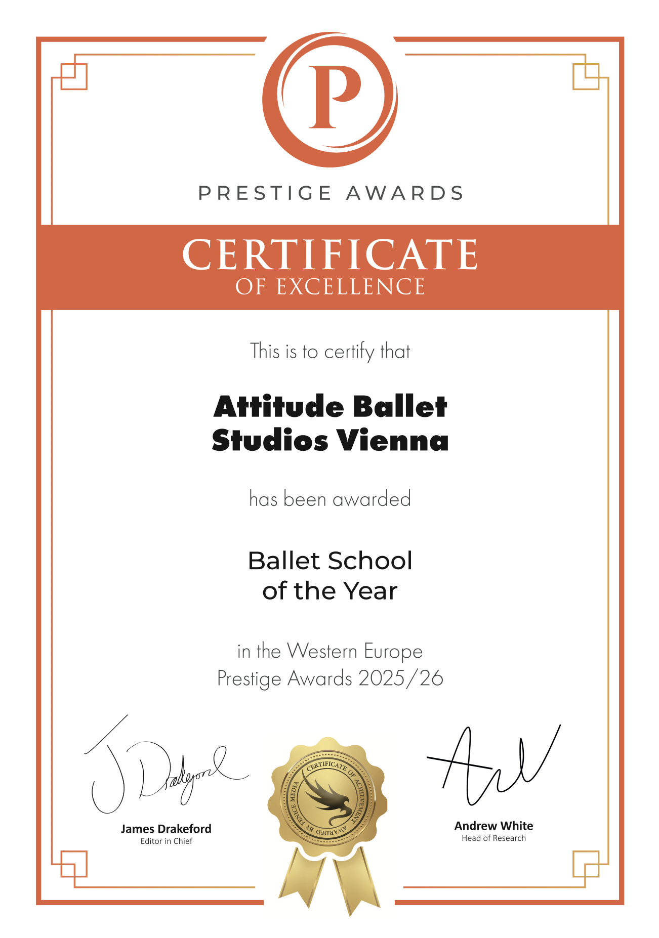 Attitude Ballet Award